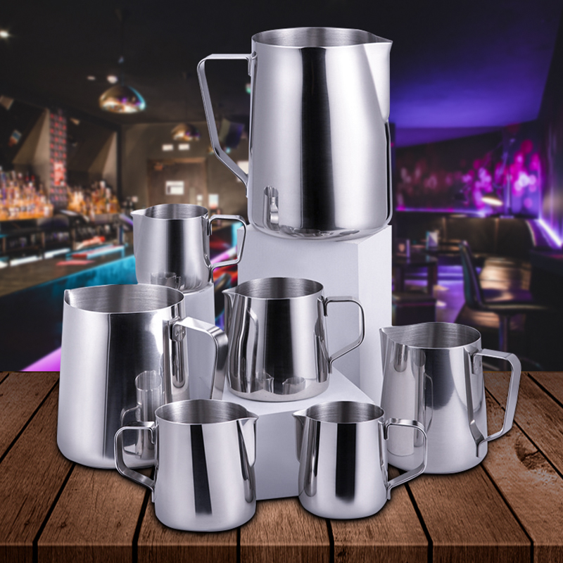 Barista Milk Jug - Paslanmaz Çelik Süt Köpürtme Sürahisi Espresso