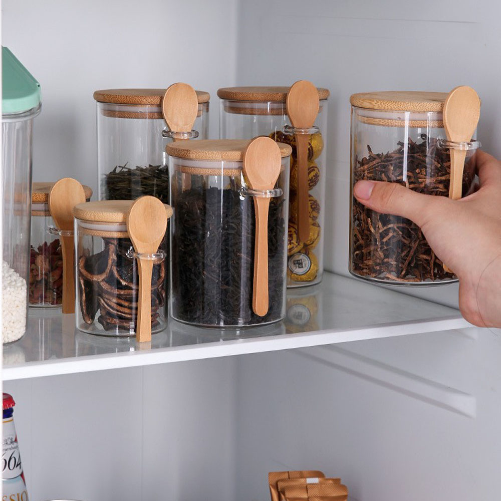 Tea Coffee Sugar Container - Hava Geçirmez Gıda Saklama Plastik Kapları