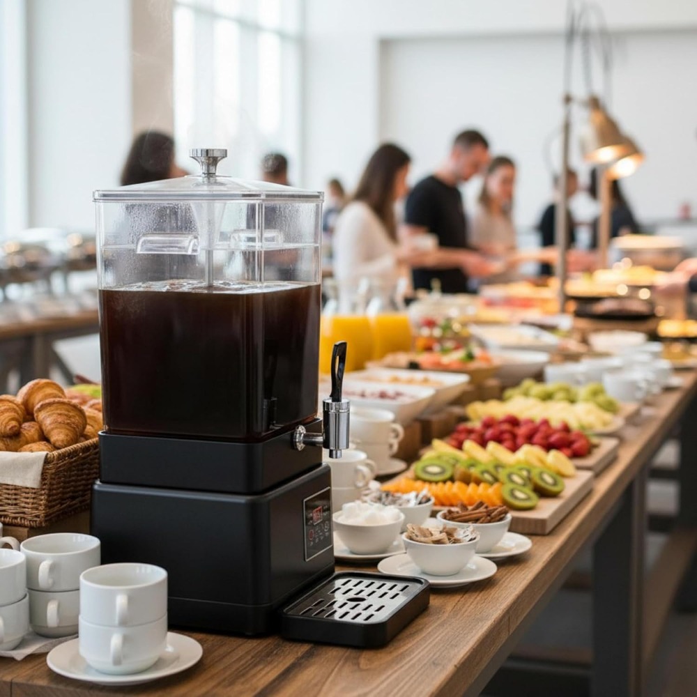 Coffee Tea Urn - Ticari Kahve Makinesi 10L Sıcak Çikolata