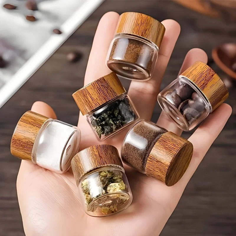 Coffee Tea Creamer - Mini Cam Mühürlü Kavanoz Gıda Sınıfı