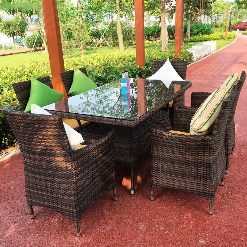 Coffee Tea For Garden - Dış Mekan Rattan Masa ve Sandalye