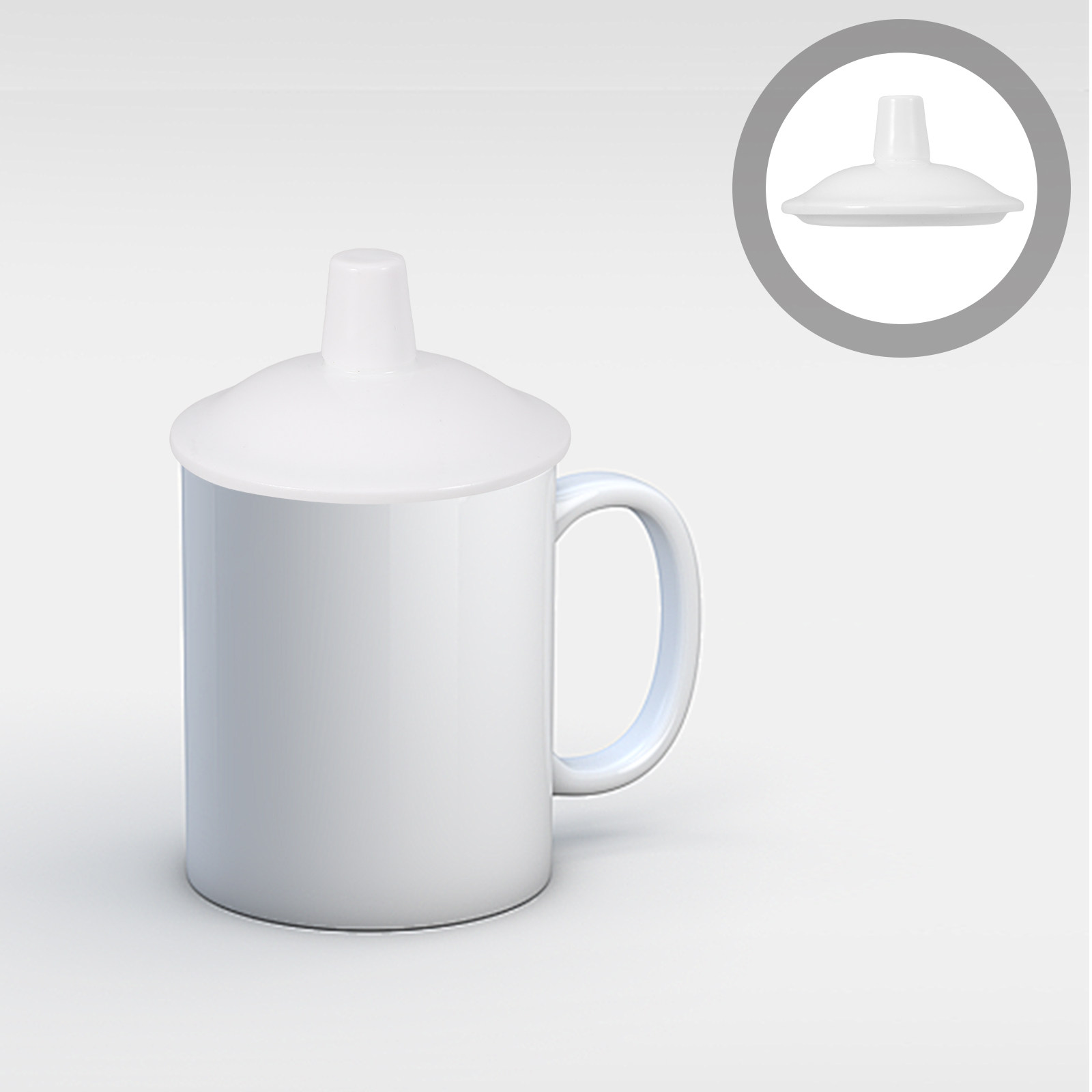 Coffee Tea Replacement - Seramik Yedek Kapak Yuvarlak İçecek Kapağı