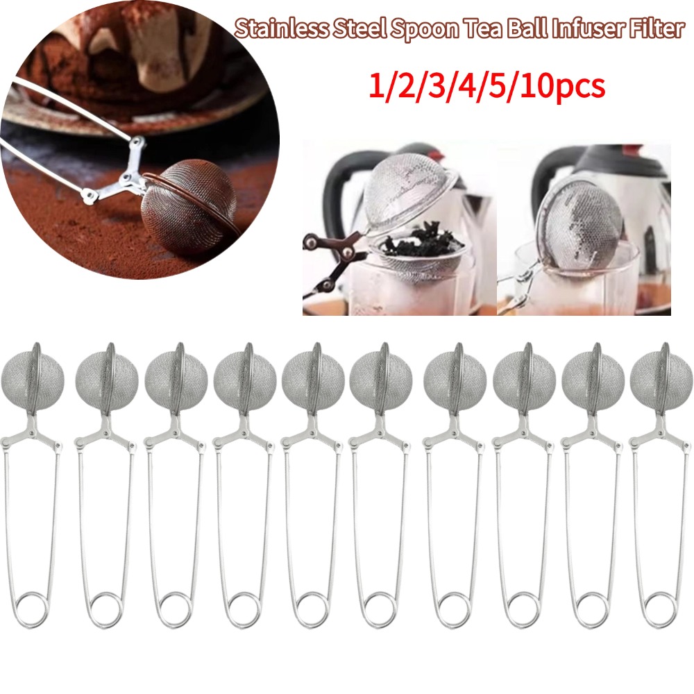 Tea Strainer Mesh - Paslanmaz Çelik Kaşık Çay Topu Demlik