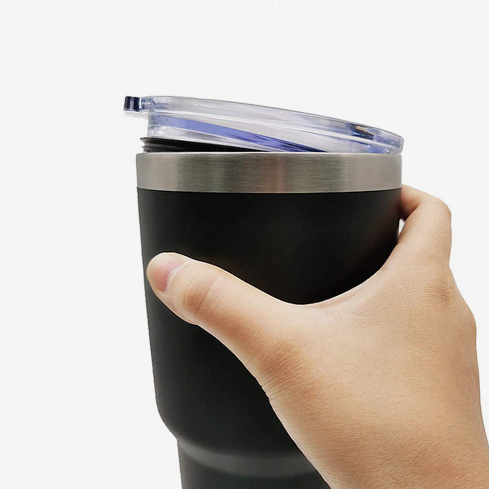 Coffee Tea Replacement - 2 Adet Sızdırmaz Bardak Kapağı Şeffaf
