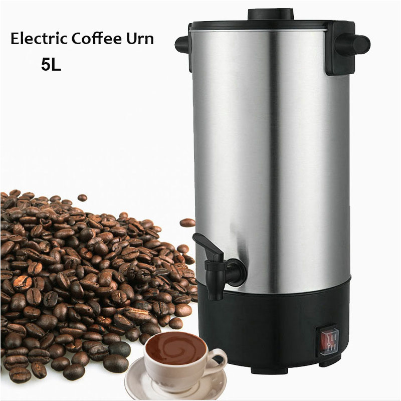 Coffee Tea Urn - 5L Paslanmaz Çelik Hızlı Demleme Kahve