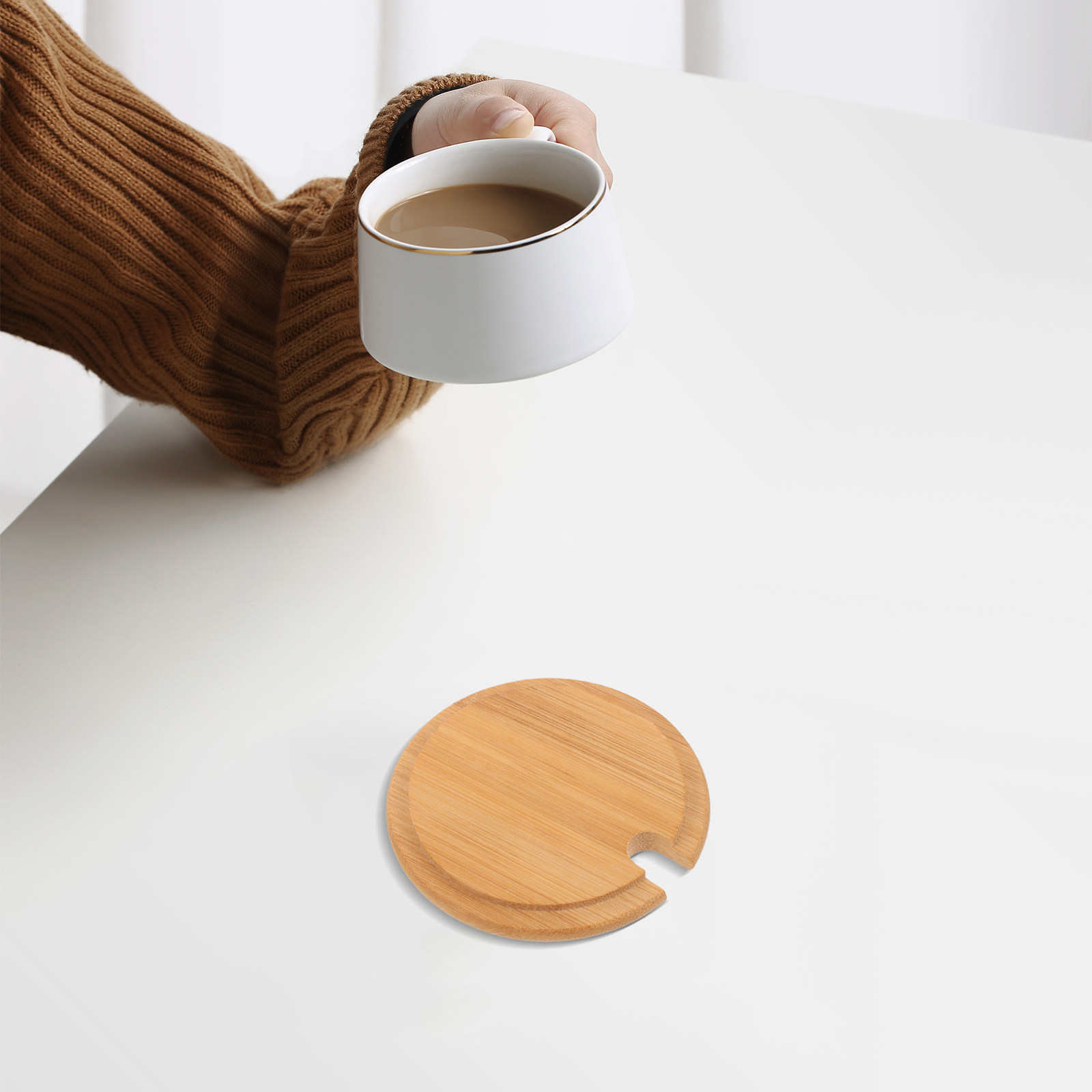 4 Adet Bambu Bardak Kapağı Yuv - Coffee Tea Replacement incelemesi ve fiyatı