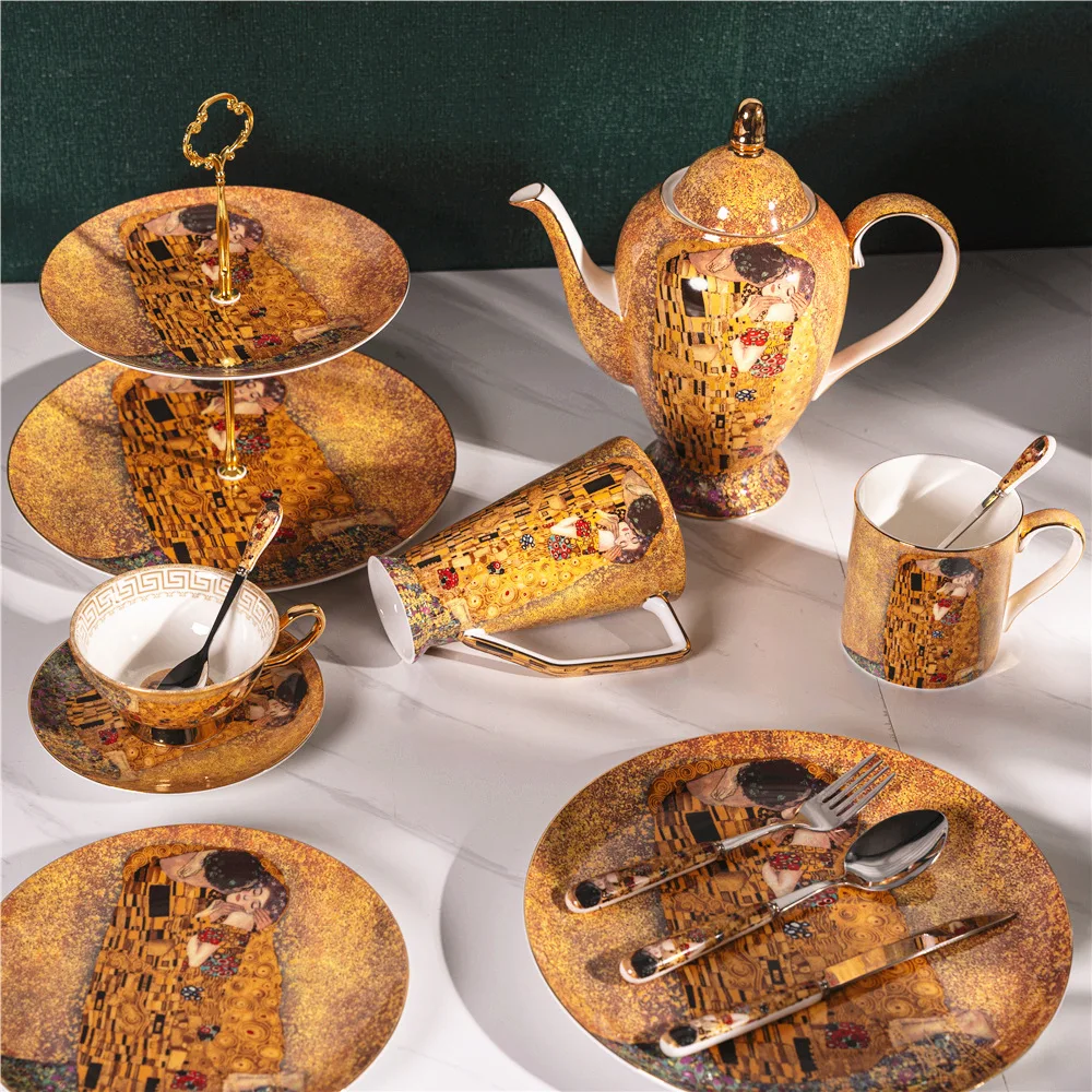 Gustav Klimt Kemik Çini Kahve  - Coffee Tea Creamer incelemesi ve fiyatı