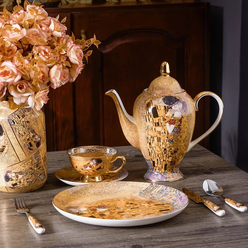 Gustav Klimt Kemik Çini Kahve  - Coffee Tea Creamer incelemesi ve fiyatı