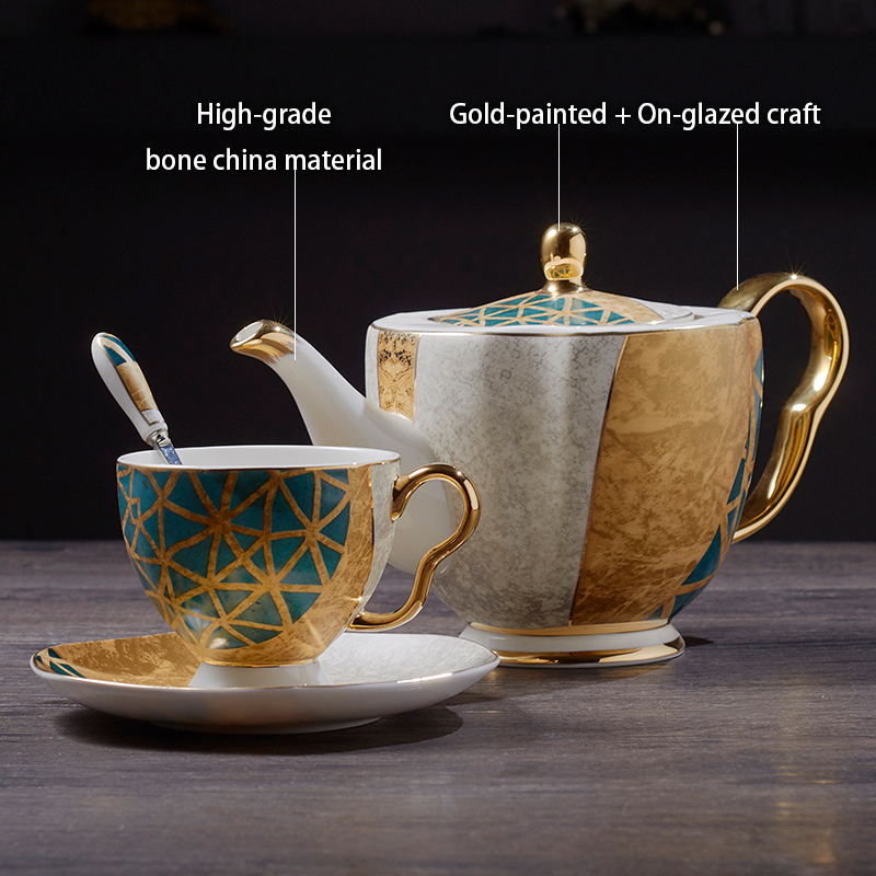 Lüks kemik çini kahve seti alt - Coffee Tea Creamer incelemesi ve fiyatı