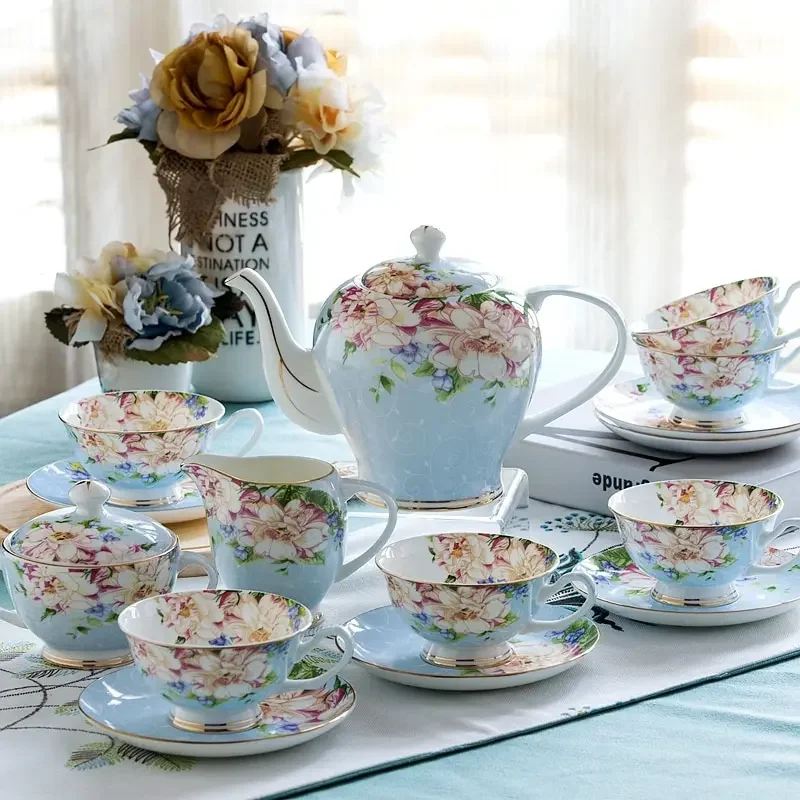 Pembe Mavi Çiçek Kemik çini Ka - Coffee Tea Creamer incelemesi ve fiyatı