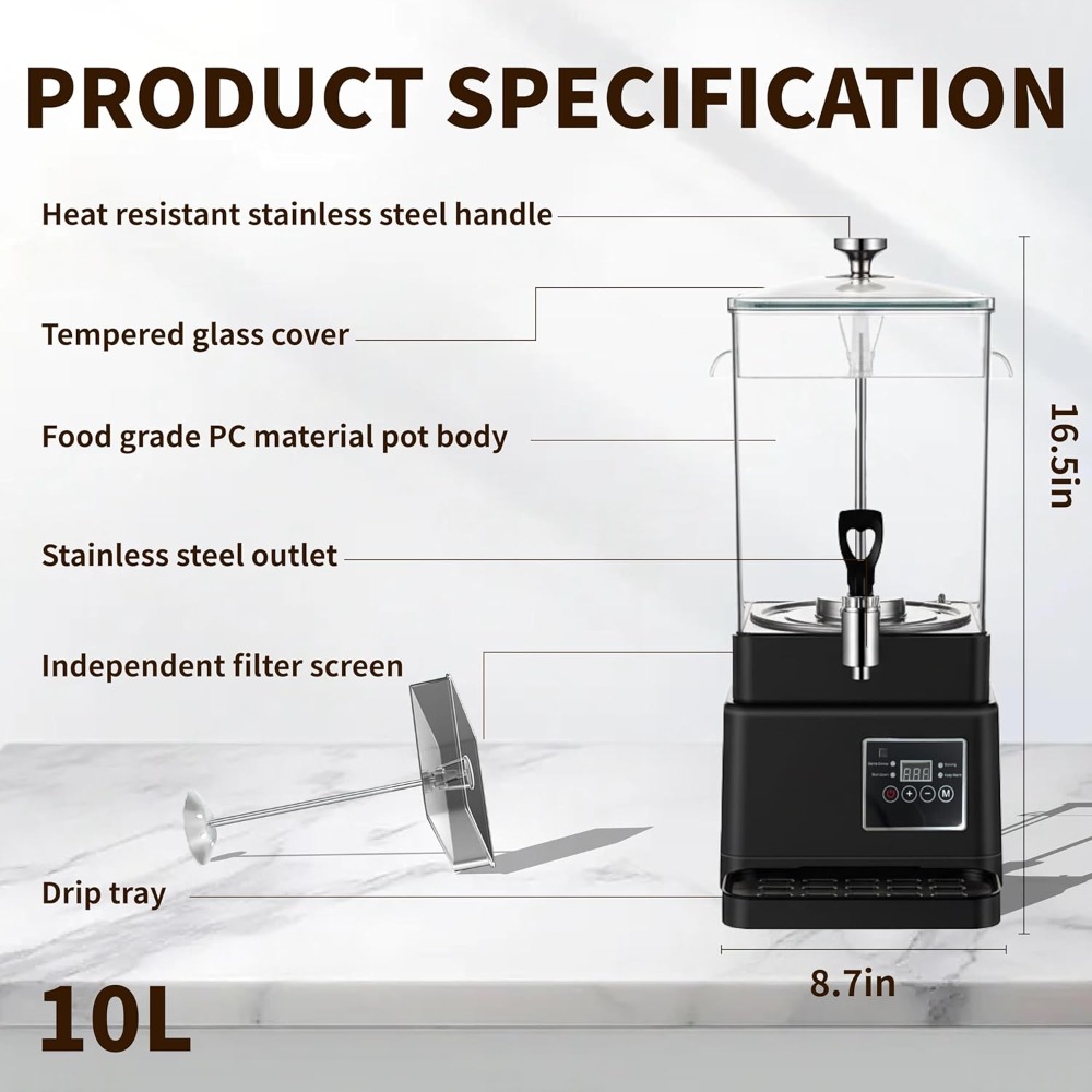 Ticari Kahve Makinesi 10L Sıca - Coffee Tea Urn incelemesi ve fiyatı