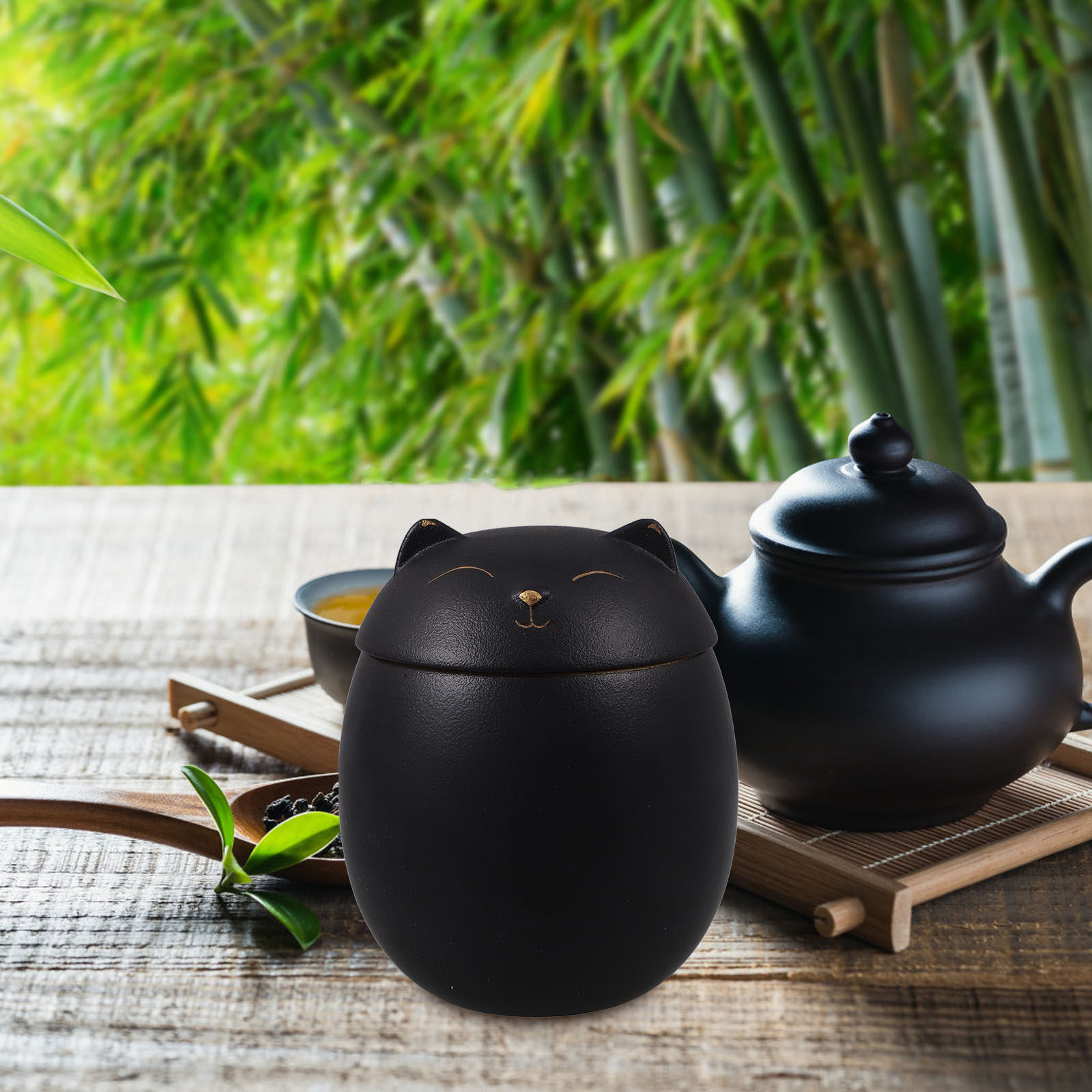 Seramik Kedi Şeklinde Hava Geç - Coffee Tea Leaf And Bean incelemesi ve fiyatı