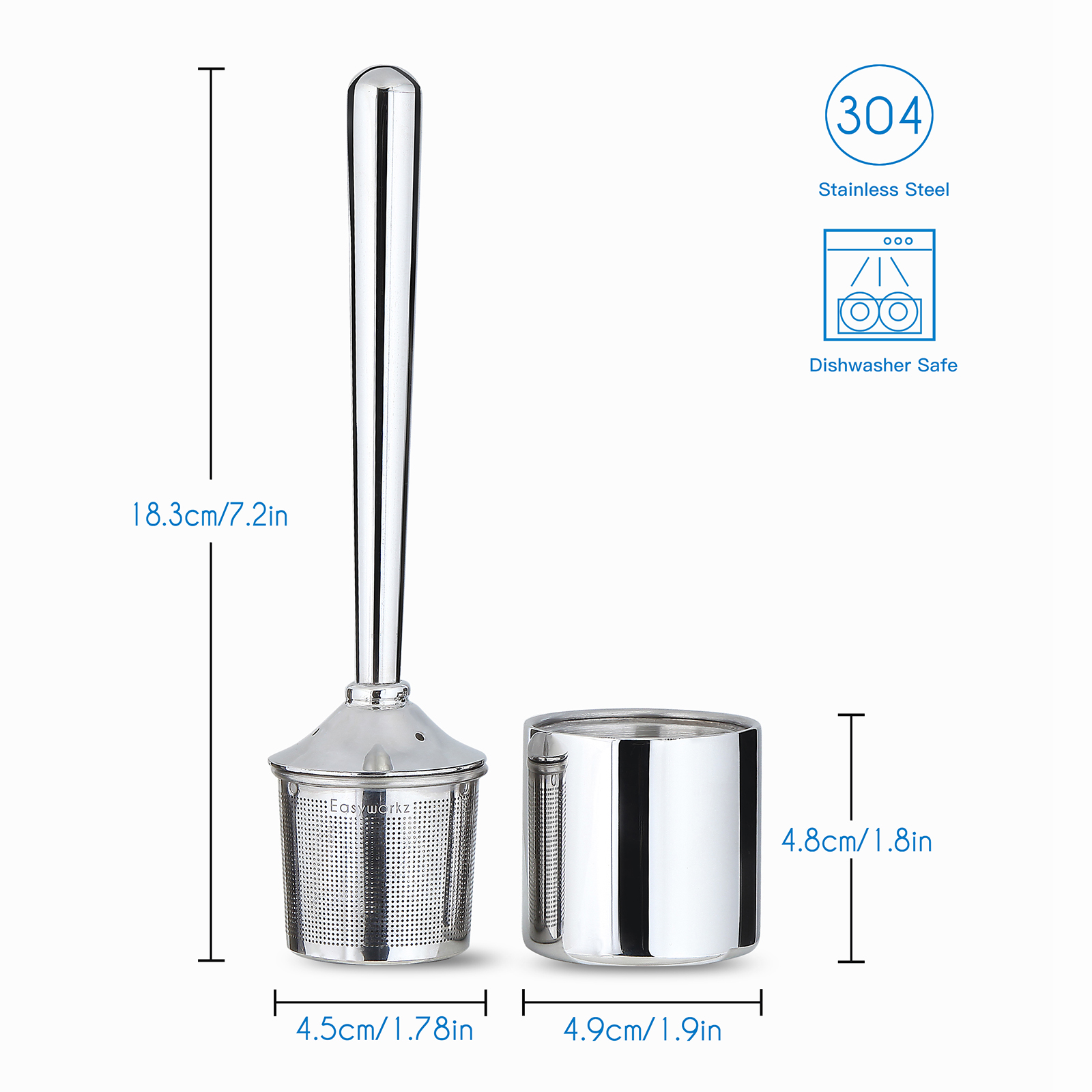 Easyworkz Paslanmaz Çelik Çay  - Tea Strainer Mesh incelemesi ve fiyatı