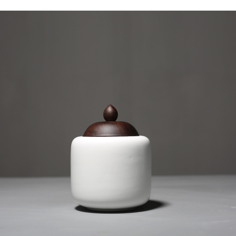 Seramik Çaydanlık Ahşap Kapakl - Tea Coffee Sugar Container incelemesi ve fiyatı