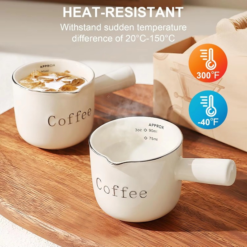 Mini Seramik Kahve kulplu finc - Coffee Tea Creamer incelemesi ve fiyatı