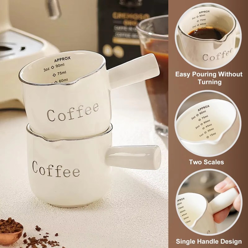 Mini Seramik Kahve kulplu finc - Coffee Tea Creamer incelemesi ve fiyatı