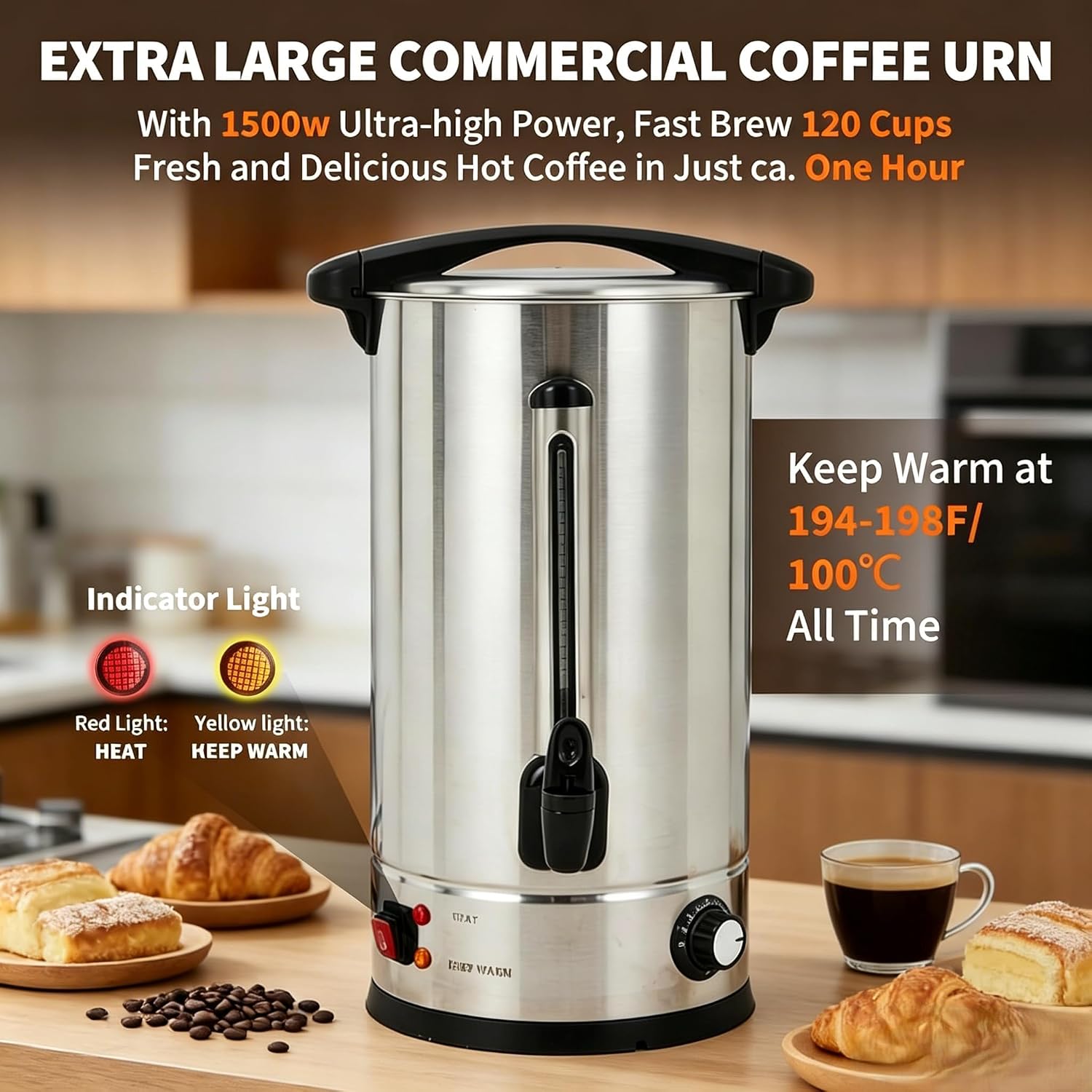 Tacleekii 18L Ticari Kahve Mak - Coffee Tea Urn incelemesi ve fiyatı