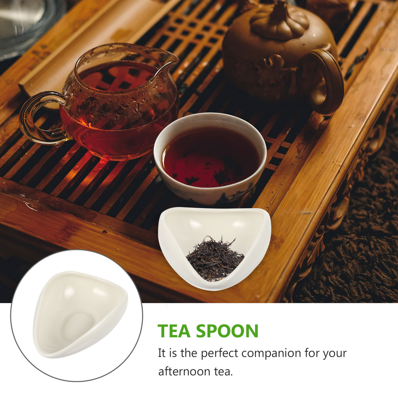 2 Adet Seramik Çay Kaşığı, Dök - Coffee Tea Leaf And Bean incelemesi ve fiyatı