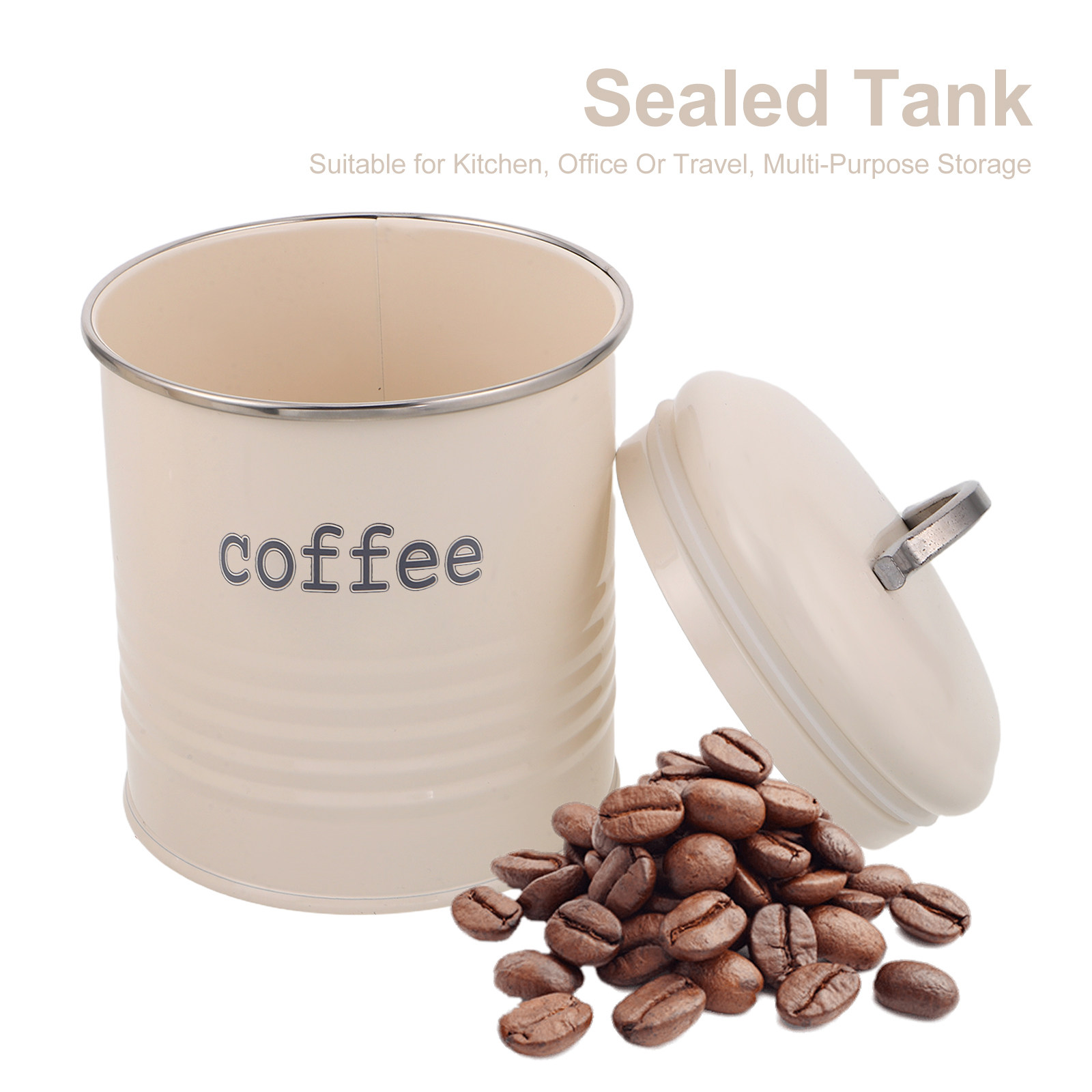 3 adet mühürlü kahve çekirdeği - Tea Coffee Sugar Container incelemesi ve fiyatı